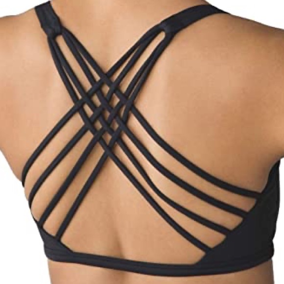 Lululemon Free to Be Wild Bra size 10 Black